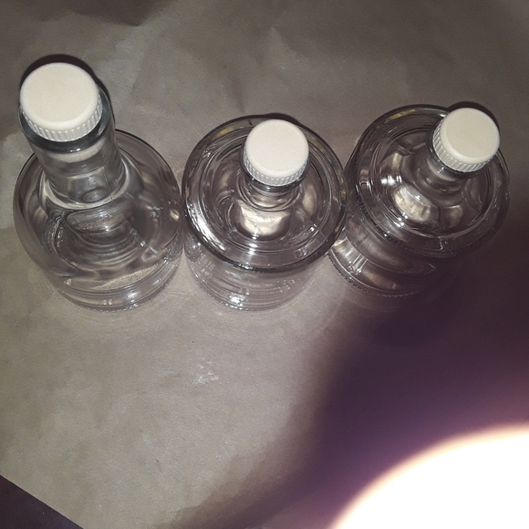 Triple 250ml Stacking glass bottle - Picture 4 of 7